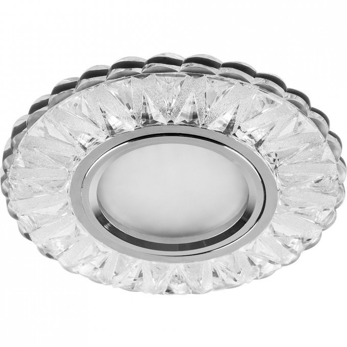 Светильник встраиваемый с белой LED подсветкой FERON CD930 потолочный MR16 G5.3 прозрачный 29463 Светильник встраиваемый с белой LED подсветкой FERON CD930 потолочный MR16 G5.3 прозрачный 29463