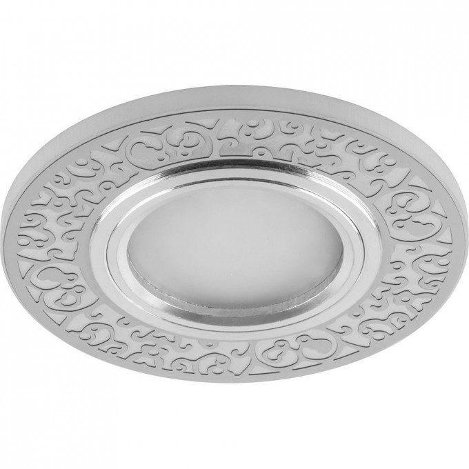 Светильник встраиваемый с белой LED подсветкой FERON CD951 потолочный MR16 G5.3 белый матовый 29713 Светильник встраиваемый с белой LED подсветкой FERON CD951 потолочный MR16 G5.3 белый матовый 29713