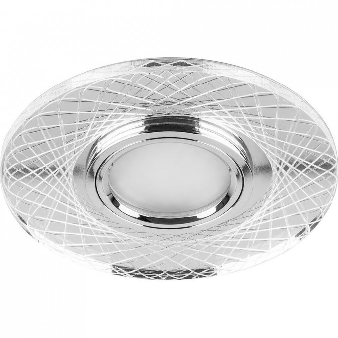 Светильник встраиваемый с белой LED подсветкой FERON CD970 потолочный MR16 G5.3 прозрачный 29666 Светильник встраиваемый с белой LED подсветкой FERON CD970 потолочный MR16 G5.3 прозрачный 29666