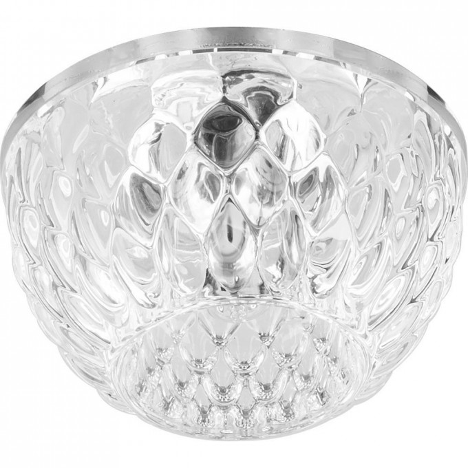 Светильник встраиваемый с белой LED подсветкой FERON JD187 потолочный JCD9 G9 прозрачный 27979 Светильник встраиваемый с белой LED подсветкой FERON JD187 потолочный JCD9 G9 прозрачный 27979