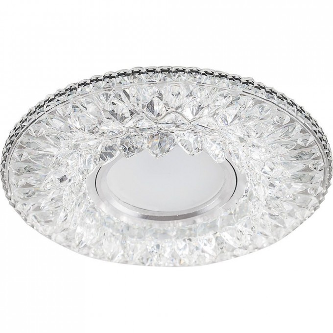Светильник встраиваемый с LED подсветкой FERON CD942 потолочный MR16 G5.3 прозрачный 32655 Светильник встраиваемый с LED подсветкой FERON CD942 потолочный MR16 G5.3 прозрачный 32655