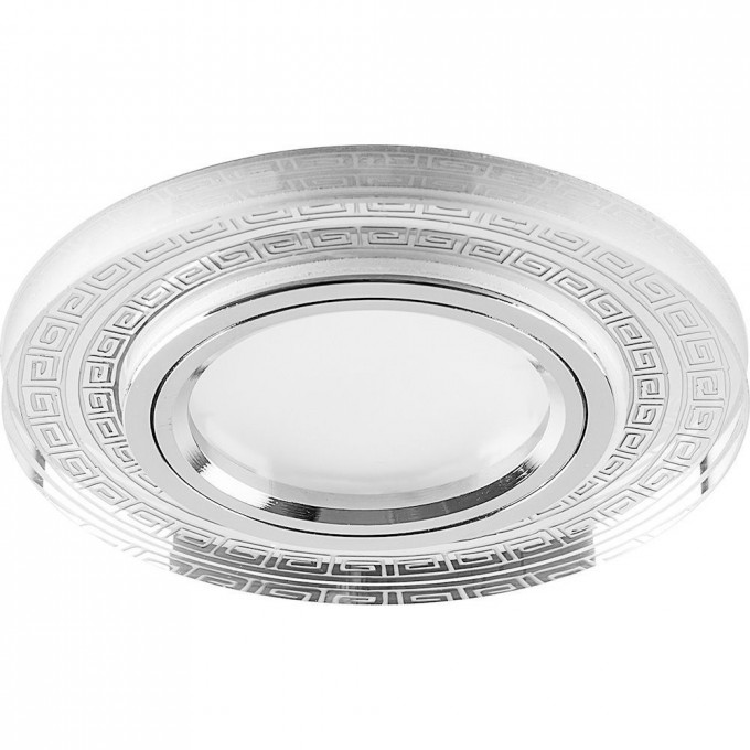 Светильник встраиваемый с LED подсветкой FERON CD960 потолочный MR16 G5.3 прозрачный 32650 Светильник встраиваемый с LED подсветкой FERON CD960 потолочный MR16 G5.3 прозрачный 32650
