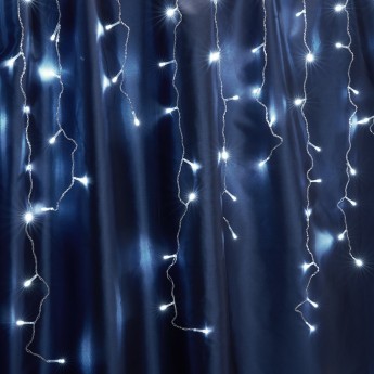 Светодиодная гирлянда FERON CL23 бахрома, статичная, 5,3м*0,7м + 3м 230V 5000К c питанием от сети, прозрачный шнур Светодиодная гирлянда FERON CL23 бахрома, статичная, 5,3м*0,7м + 3м 230V 5000К c питанием от сети, прозрачный шнур