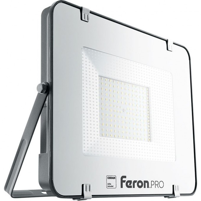 Светодиодный прожектор FERON PRO LL-1000 IP65 150W 6400K черный 41542 Светодиодный прожектор FERON PRO LL-1000 IP65 150W 6400K черный 41542