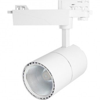 Светодиодный светильник FERON MARKETBRIGHT AL103 трековый на шинопровод 40W 2700K 35 градусов белый, 3х фазный