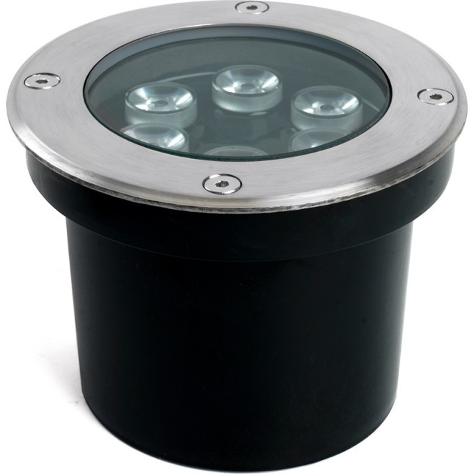 Светодиодный светильник тротуарный (грунтовый) FERON SP2802, 6W, AC12-24V, низковольтный, 3000К, металлик 48453 Светодиодный светильник тротуарный (грунтовый) FERON SP2802, 6W, AC12-24V, низковольтный, 3000К, металлик 48453