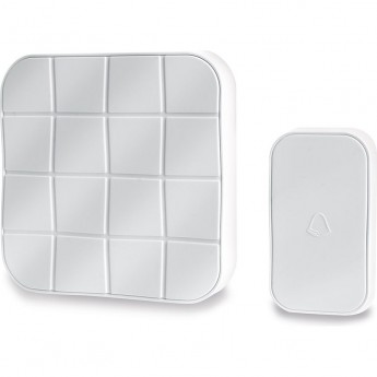 Звонок дверной беспроводной FERON E-378 Электрический 10 мелодий белый с питанием от батареек Звонок дверной беспроводной FERON E-378 Электрический 10 мелодий белый с питанием от батареек